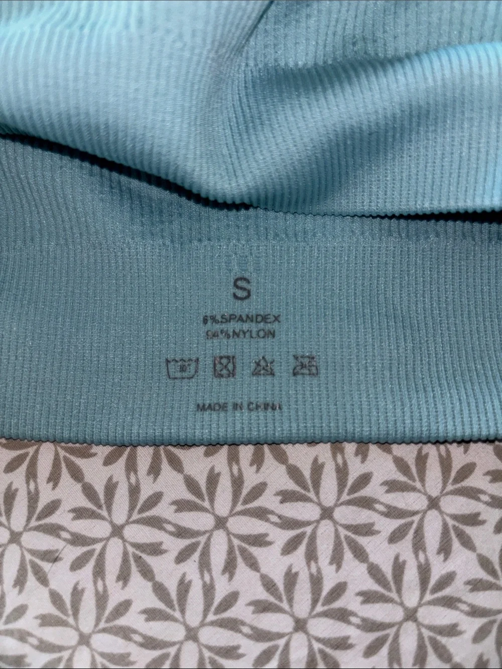 NVGTN Sky Blue Ribbed Halter Sports Bra